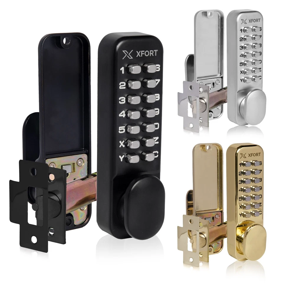XFORT Digital Door Lock, Keypad Combination Lock, Hold Back Function. - Image 1 of 1