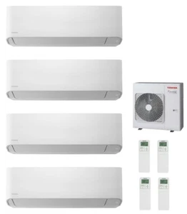 Toshiba Seiya 2 4x2,5 kW Multi Split-Klimaanlage R32 A++ WiFi - Bild 1 von 9