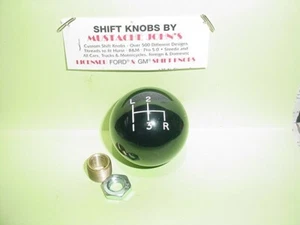 3 speed + Low gear, Custom 2" Shift knob, Reverse lower Right ( Black) - Foto 1 di 2