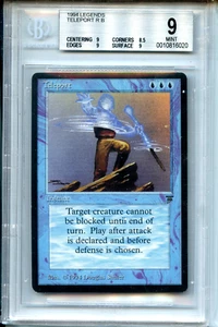 MTG Legends Teleport BGS 9.0 (9) Mint card Magic WOTC amricons 6020 - Picture 1 of 3