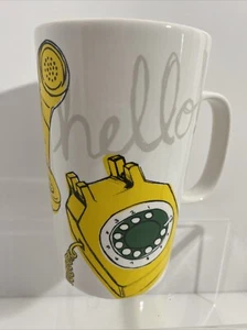 Starbucks 2015 ¡Hola! Starbucks 16 oz blanco taza de café amarillo teléfono giratorio - Imagen 1 de 5
