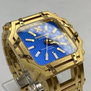 XO Skeleton Intercontinental Voyager Automatik Uhr Gold und Blau LE 27/32 - Bild 1 von 17