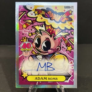 2025 GPK 40th Anniversary Adam Bomb - Megan Ann Boyd Auto Garbahj GARBA-27- - Picture 1 of 2