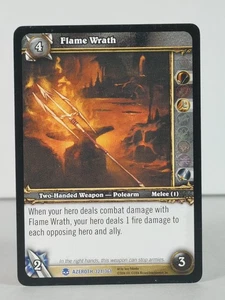 Flame Wrath - Heroes of Azeroth - 321/361 - NM - Rare - B - Picture 1 of 6