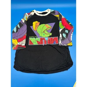 Looney Tunes Bugs Bunny Black Graphic Tee T-Shirt Warner Bros L - Picture 1 of 2