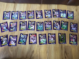Lot Of 1990's Vintage 26 Minnesota Vikings Burger King Card Set - Picture 1 of 6