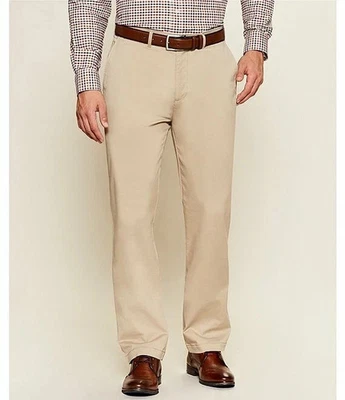 Pantalones Daniel Cremieux Madison Frente Plano Cómodos Piedra Marfil 30X30 Foto 1 de 4