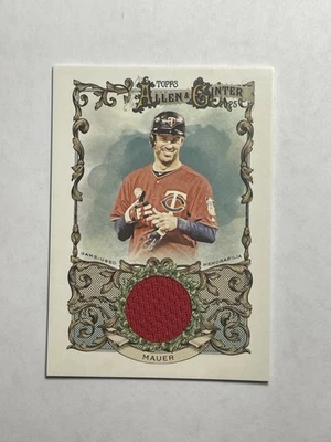 Joe Mauer 2025 Topps Allen & Ginter Full Size Jersey Relic #AGR-JMA Twins - Image 1 of 2
