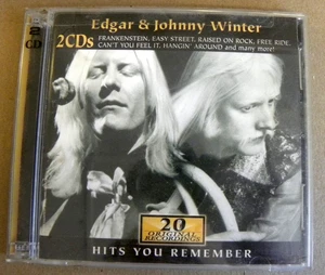 Sony 2000 EDGAR & JOHNNY WINTER 20 Hits You Remember 2 CD Set NM - Imagen 1 de 6
