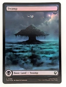 (Foil) Swamp () (289) Avatar: The Last Airbender Magic The Gathering casi nuevo - Imagen 1 de 2