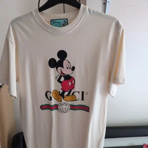 Gucci Disney x Gucci Print Cotton Beige White T-shirt - Picture 1 of 5