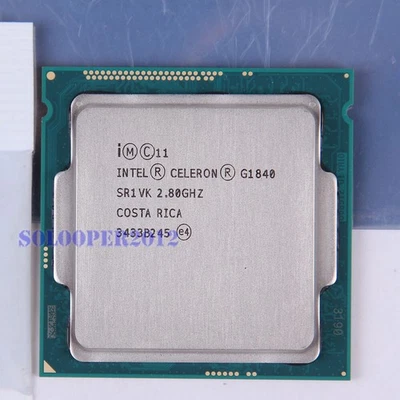 Free shipping Intel Celeron Dual-Core G1840 LGA 1150 (SR1VK) CPU Processor - Image 1 of 2