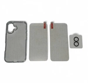 iPhone 16 Clear Case With 2 Screen Protectors And Camera Lens Protector - Picture 1 of 7