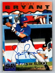 1996 Signature Rookies Preview Scott Bryant Autographs #5 /6000 - Picture 1 of 2