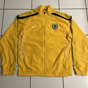 Nike Dri-Fit Hércules CF Alicante Soccer Jacket Yellow Black Full Zip Men’s M - Picture 1 of 10