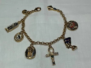 Jewellery Fantastic Gold Plated, Brooks & Bentley Egyptian Charm Bracelet - Picture 1 of 8