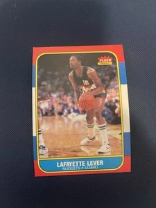 1986-87 Fleer #63 Lafayette Lever NR-MINT! - Picture 1 of 2