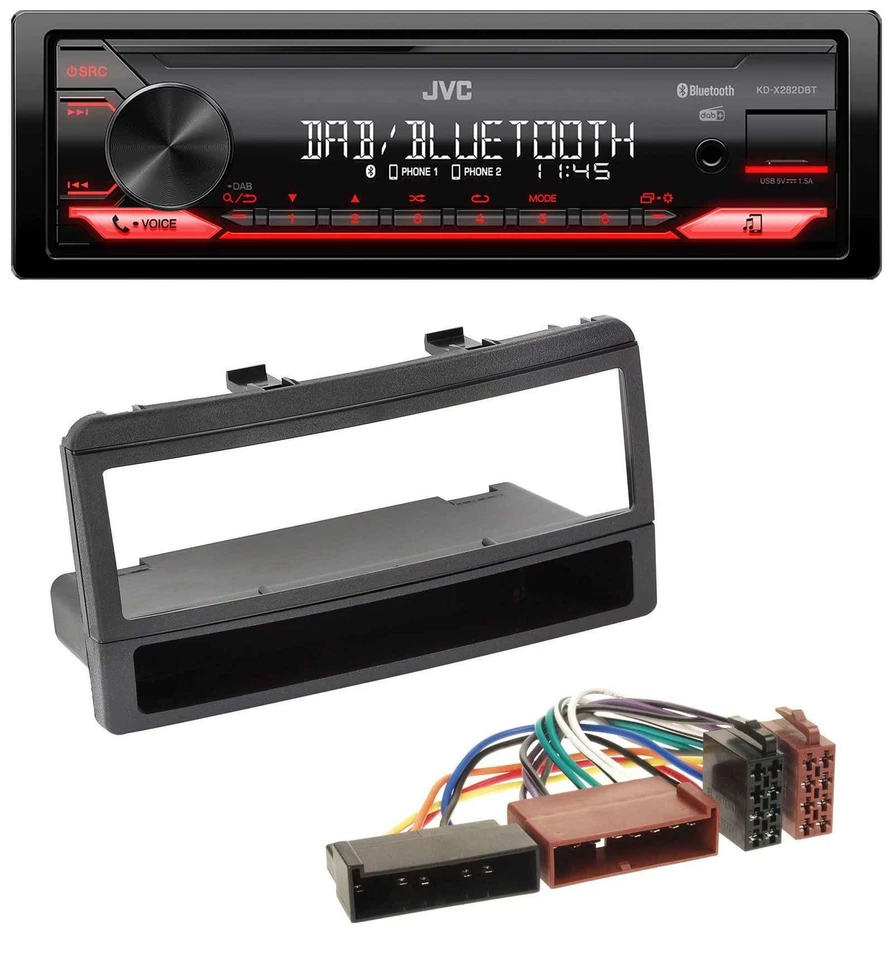 JVC Bluetooth USB DAB MP3 Autoradio für Ford Mondeo 96-02 Puma Transit Ablagefac - Bild 1 von 4