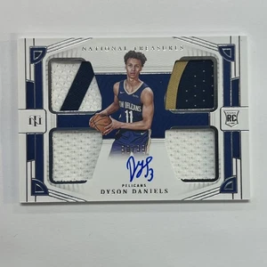 Dyson Daniels 2022-23 National Treasures Rookie Patch Auto Quad /99 #RMQ-DYD SH - Picture 1 of 2