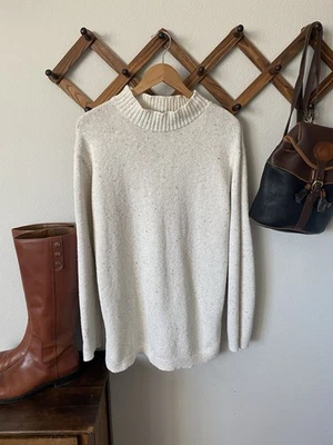 Suéter Vintage Cuello Simulado Algodón Boho Pullover Suéter Sauce Talla Grande Foto 1 de 4