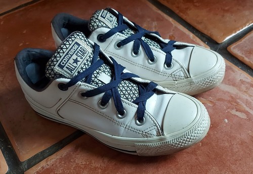 Scarpe da ginnastica Converse Leather All Stars OX Fashion Uk4 edizione limitata