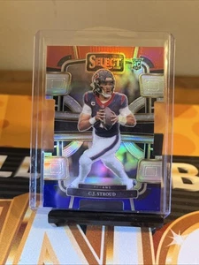 2023 Panini Select - Concourse C.J. Stroud #41 Red & Blue Prizm Die-Cut (RC) - Picture 1 of 2