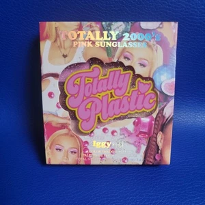 BH Iggy Totally Plastic Totally 2000’s Pink Sunglasses 9 Color Shadow Palette - Picture 1 of 7