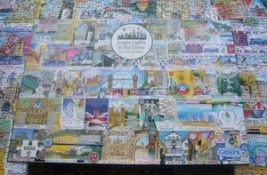 Bright Lights & Big Cities Complete Gibsons 1000 piece Jigsaw Puzzle + image - Picture 1 of 5