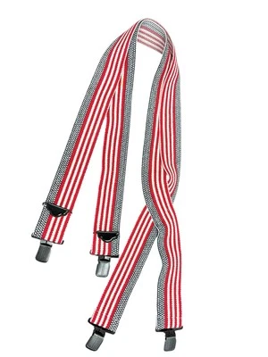 MeloTough Suspenders Fully Elastic 2 inch Wide X back Heavy Duty Patriot USA - Image 1 of 4
