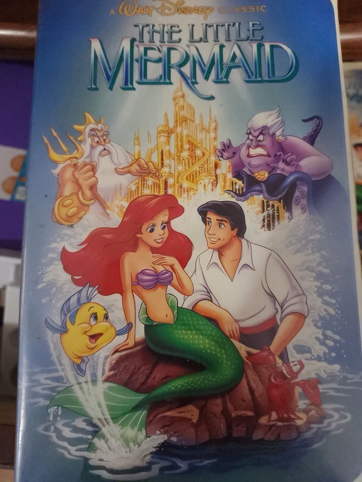 Disney the Little Mermaid 1989 VHS Original - Изображение 1 из 1