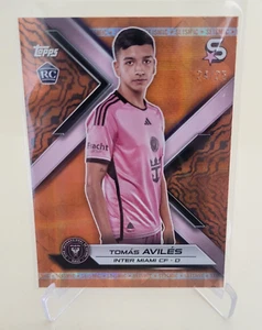 2024 TOPPS MLS SUPERSTARS TOMAS AVILES RC ORANGE SEISMIC #8 Ser #24/25 - Picture 1 of 2