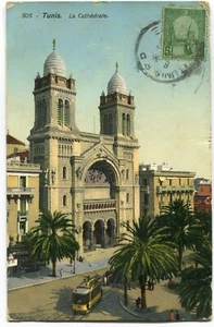 CPA - Carte Postale - Tunisie - Tunis - La Cathédrale - 1912 (I9715) ( - Picture 1 of 2