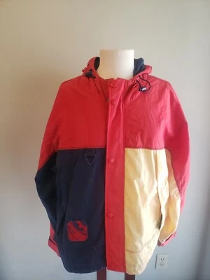 Chaqueta de vela grande de colección para hombre Regatta roja, amarilla y azul Foto 1 de 4