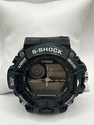 Reloj FANMIS S-Shock 1029. Estuche 48mm. Para piezas/reparación. Foto 1 de 4