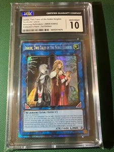 Yugioh Isolde, Two Tales of the Noble Knights AMDE-052 Collector's 1st Ed CGC 10 - Picture 1 of 3