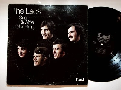 The Lads Sing & Write For Him Gospel Christian Vinyl LP Record - Image 1 of 4