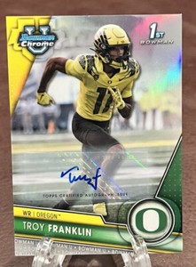 2023 Bowman Chrome University - TROY FRANKLIN *1st Bowman Auto!* Refractor /499!