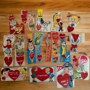 17- Vintage unbenutzte Valentinstag Karten Kitschig Retro Made in USA - Bild 1 von 11