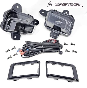 Juego de luces antiniebla LED para GMC Sierra 1500 2022-2024 lámpara con interruptor cables bisel marco - Imagen 1 de 22