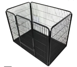 Recinto con vaschetta Gabbia Cuccioli Cani Roditori 93 x 63 x 63 cm - Foto 1 di 2