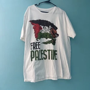 FREE PALESTINE T SHIRT GAZA FREEDOM OCCUPATION ADULTS 2xl - Picture 1 of 5