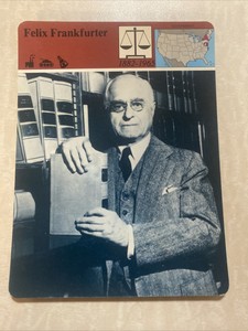 1980 panarizon felix frankfurter card unlaminated