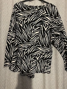 Wallis Large Zebra Print Top - Picture 1 of 4