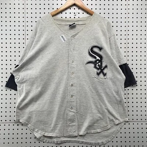 VTG 90s Chicago White Sox Jersey Button Shirt Mens XL Oversized Fits 2xl 27x29 - Picture 1 of 17