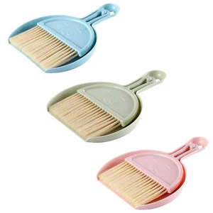 2Pcs/Set Mini Hand Cleaning Broom And Dustpan Set Small Dust Pans With Brush - Picture 1 of 15