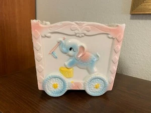VTG CIRCUS BABY PLANTER POT RETRO - Picture 1 of 6