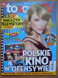 TAYLOR SWIFT on front cover TO & OWO TV Magazine 40/2015 in. Johnny Depp - Zdjęcie 1 z 5