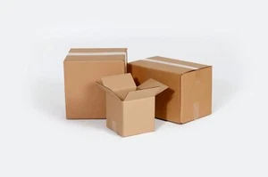 12 x 12 x 15" ECT-32 Kraft Corrugated Boxes 25 Pack - Picture 1 of 1