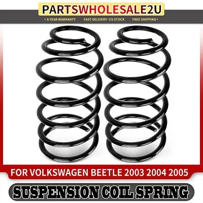 Muelle helicoidal delantero izquierdo y derecho 2 piezas para Volkswagen Beetle 2003-2005 convertible Foto 1 de 4