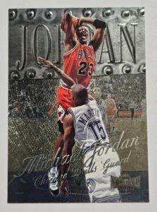 1998-99 Skybox Metal Universe #1 Michael Jordan Bulls HOF - Picture 1 of 2